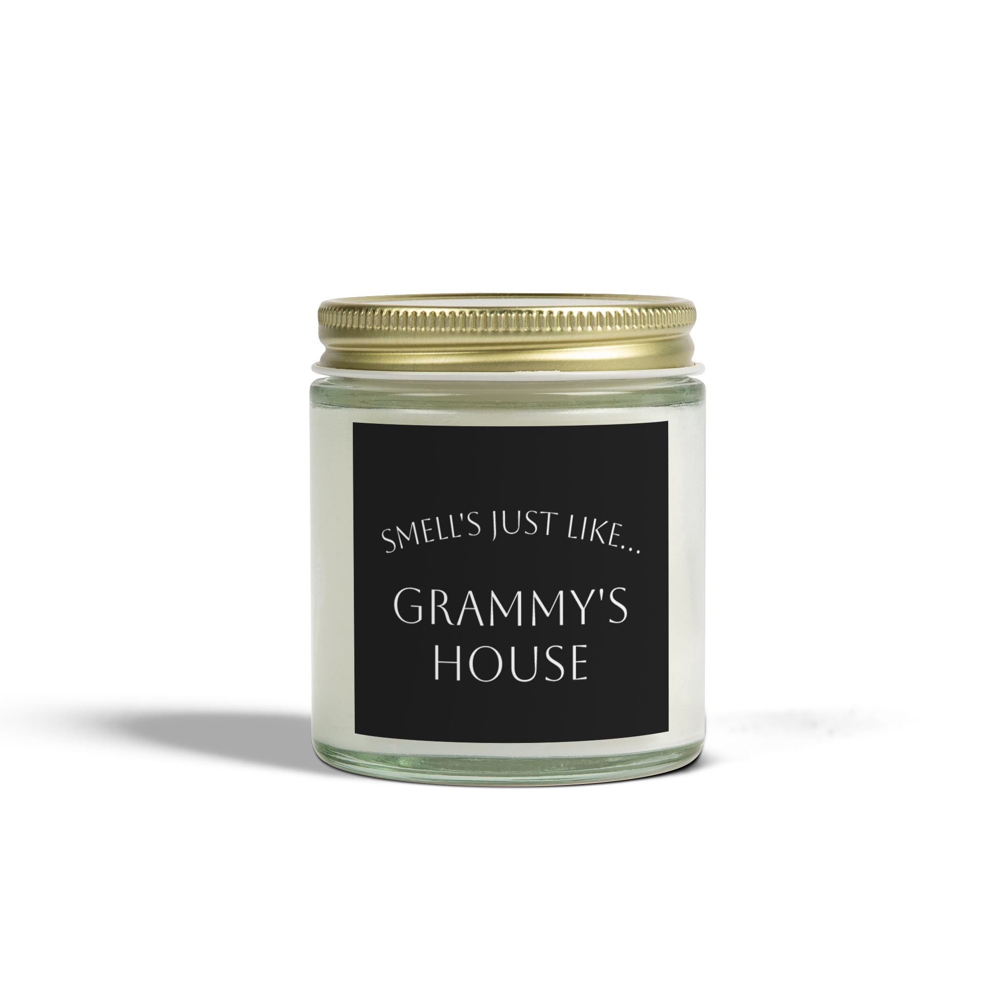 Custom Text Scented Candles, Coconut Apricot Wax (4oz, 9oz) - Personalized Candle - Non-toxic Candle - Candle Gift