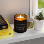 Custom Text Scented Candles, Coconut Apricot Wax (4oz, 9oz) - Personalized Candle - Non-toxic Candle - Candle Gift