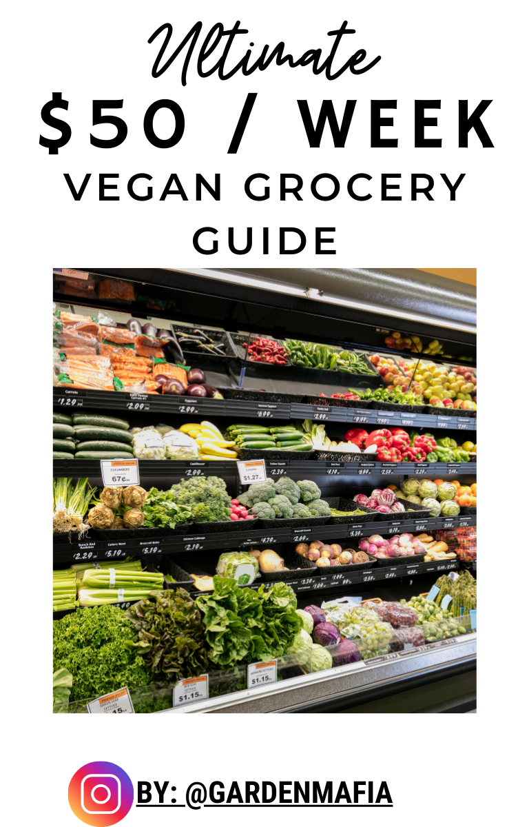 $50/ Week Vegan Grocery Guide