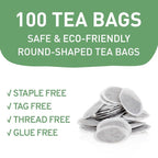HANDPICK, Organic Hibiscus Tea Bags (100 Tea Bags) | Caffeine-Free, 100% Natural Pure Indian Hibiscus Flowers | Ayurvedic Benefits in every sip
