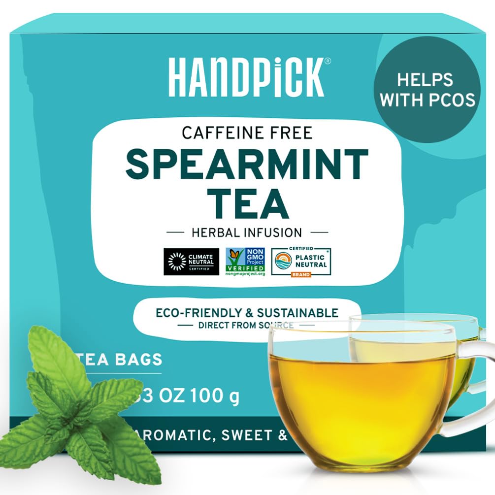 HANDPICK, Organic Hibiscus Tea Bags (100 Tea Bags) | Caffeine-Free, 100% Natural Pure Indian Hibiscus Flowers | Ayurvedic Benefits in every sip