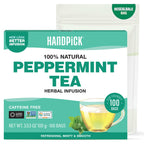 HANDPICK, Organic Hibiscus Tea Bags (100 Tea Bags) | Caffeine-Free, 100% Natural Pure Indian Hibiscus Flowers | Ayurvedic Benefits in every sip