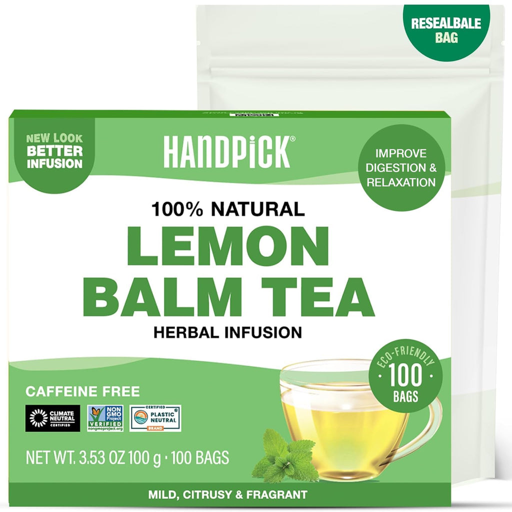 HANDPICK, Organic Hibiscus Tea Bags (100 Tea Bags) | Caffeine-Free, 100% Natural Pure Indian Hibiscus Flowers | Ayurvedic Benefits in every sip