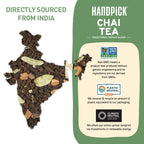 HANDPICK, Organic Hibiscus Tea Bags (100 Tea Bags) | Caffeine-Free, 100% Natural Pure Indian Hibiscus Flowers | Ayurvedic Benefits in every sip
