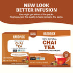 HANDPICK, Organic Hibiscus Tea Bags (100 Tea Bags) | Caffeine-Free, 100% Natural Pure Indian Hibiscus Flowers | Ayurvedic Benefits in every sip