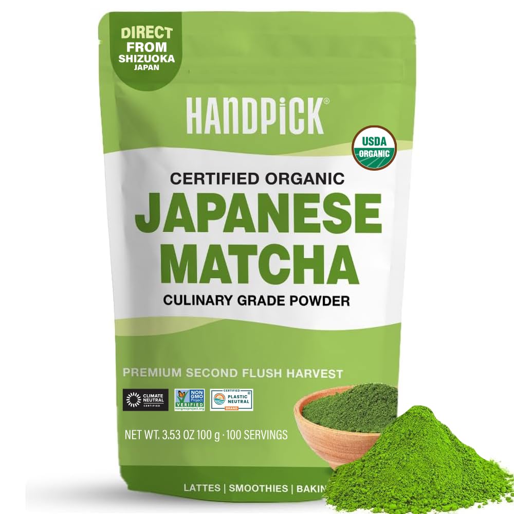 HANDPICK, Organic Hibiscus Tea Bags (100 Tea Bags) | Caffeine-Free, 100% Natural Pure Indian Hibiscus Flowers | Ayurvedic Benefits in every sip
