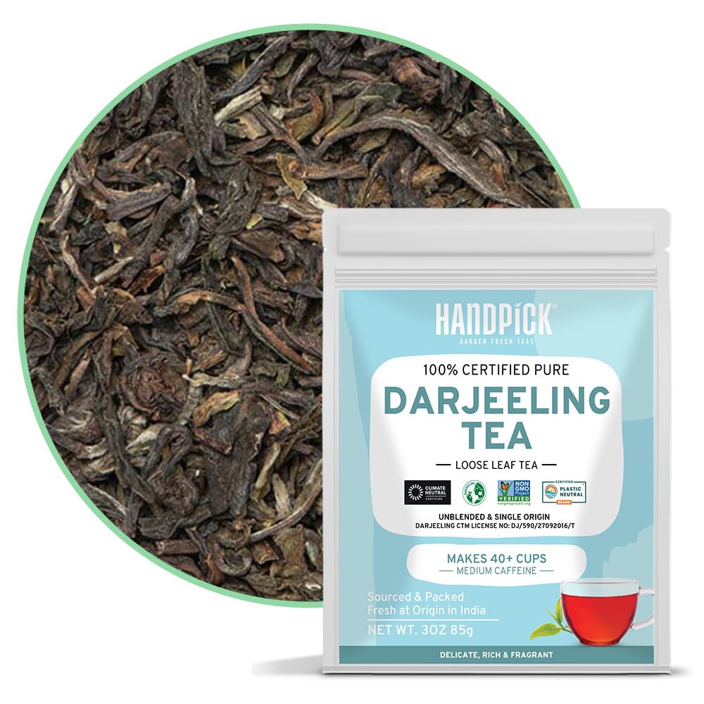HANDPICK, Organic Hibiscus Tea Bags (100 Tea Bags) | Caffeine-Free, 100% Natural Pure Indian Hibiscus Flowers | Ayurvedic Benefits in every sip
