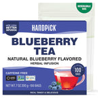 HANDPICK, Organic Hibiscus Tea Bags (100 Tea Bags) | Caffeine-Free, 100% Natural Pure Indian Hibiscus Flowers | Ayurvedic Benefits in every sip