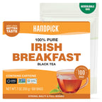 HANDPICK, Organic Hibiscus Tea Bags (100 Tea Bags) | Caffeine-Free, 100% Natural Pure Indian Hibiscus Flowers | Ayurvedic Benefits in every sip