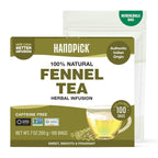 HANDPICK, Organic Hibiscus Tea Bags (100 Tea Bags) | Caffeine-Free, 100% Natural Pure Indian Hibiscus Flowers | Ayurvedic Benefits in every sip