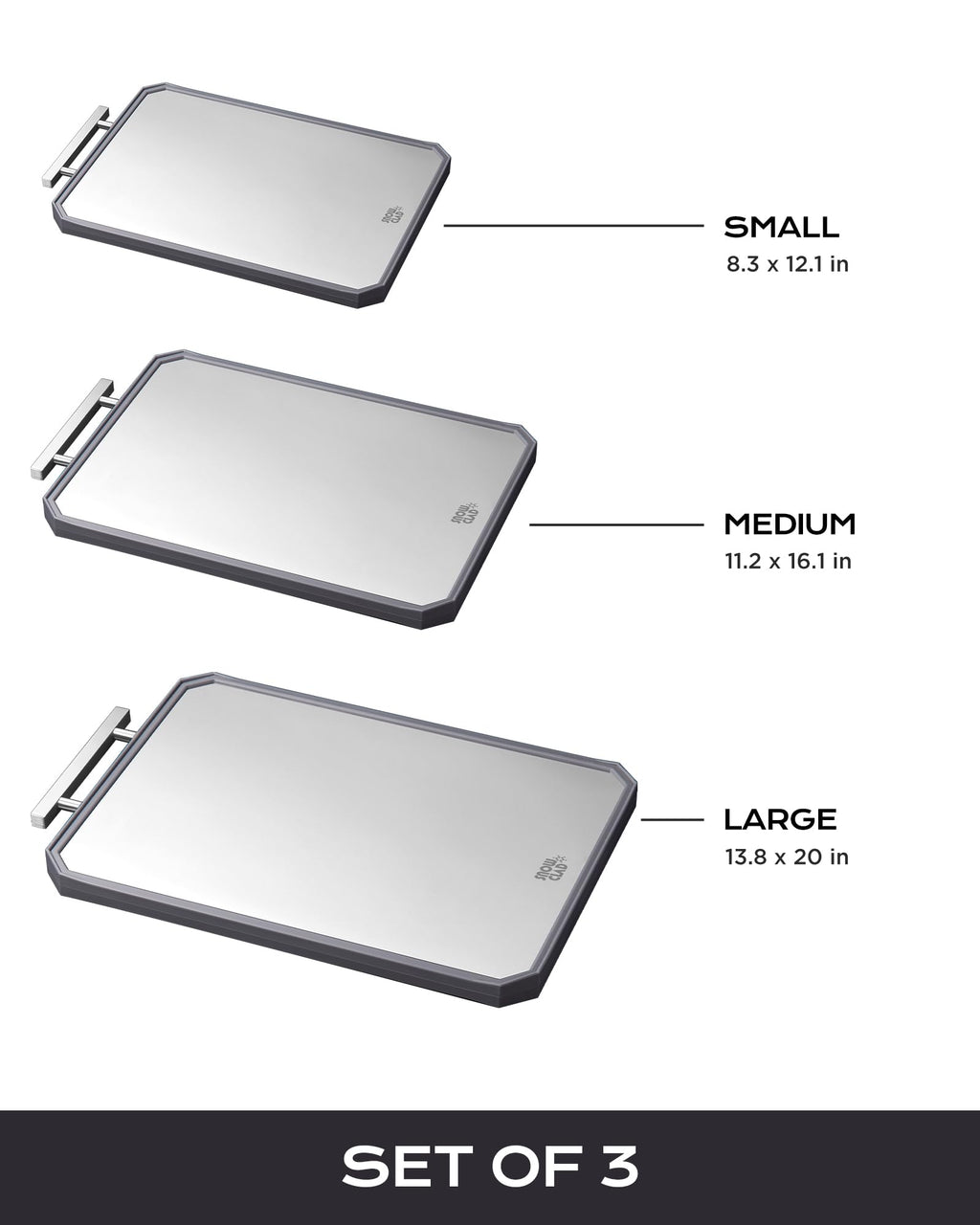 Double-Sided Stainless Steel Cutting Board – Large 16x11 Inch Non-Toxic Chopping Board for Meat, Vegetables & Fruit, Wheat Straw + Steel, Dishwasher Safe Kitchen Board
