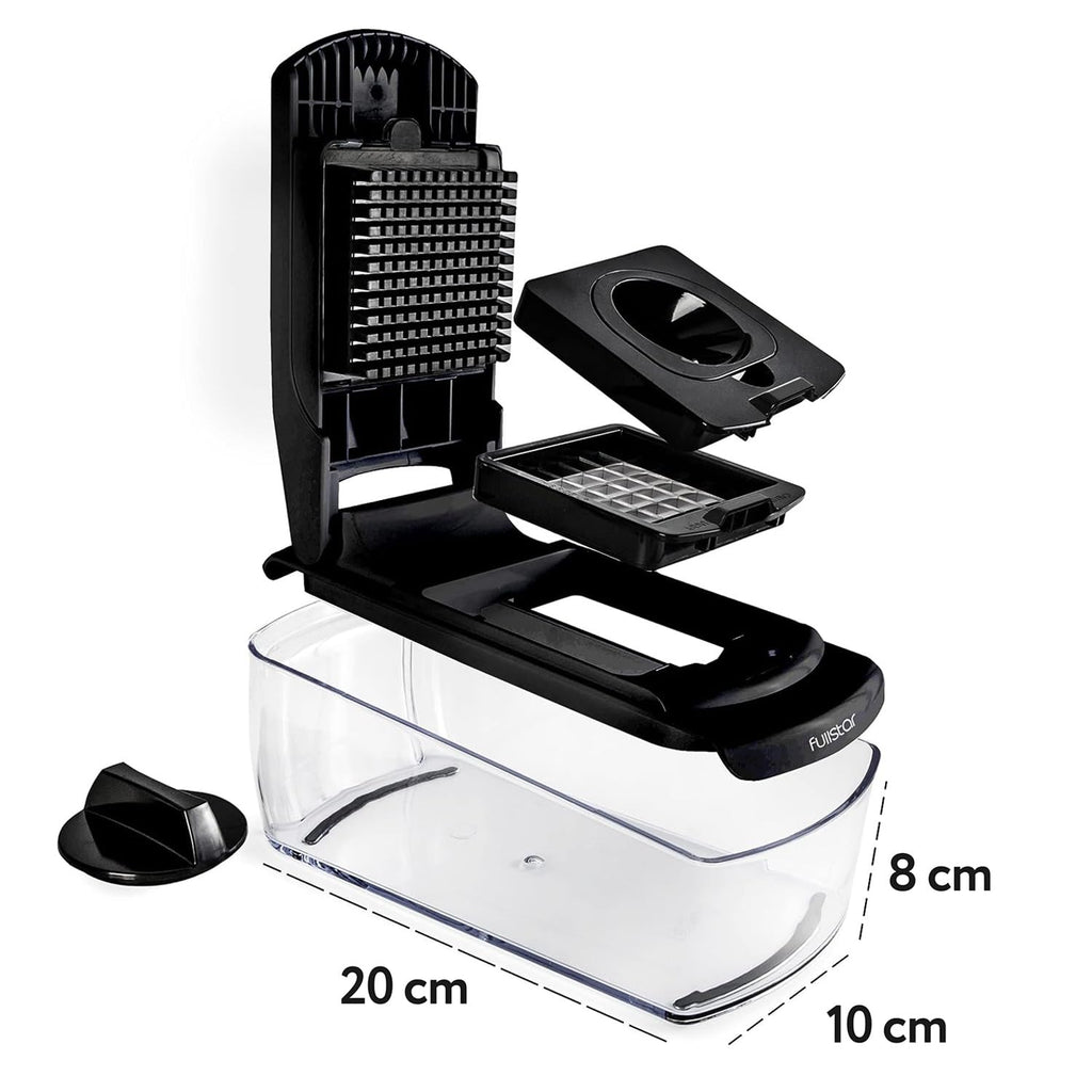 The Original Pro Chopper - Vegetable Chopper and Spiralizer, Food Chopper with Container, Fruit Slicer, Kitchen Gadgets & Accessories, Home Essentials (All in 1, Black)
