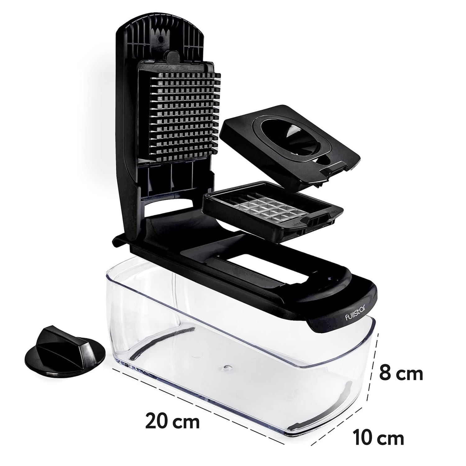 The Original Pro Chopper - Vegetable Chopper and Spiralizer, Food Chopper with Container, Fruit Slicer, Kitchen Gadgets & Accessories, Home Essentials (All in 1, Black)