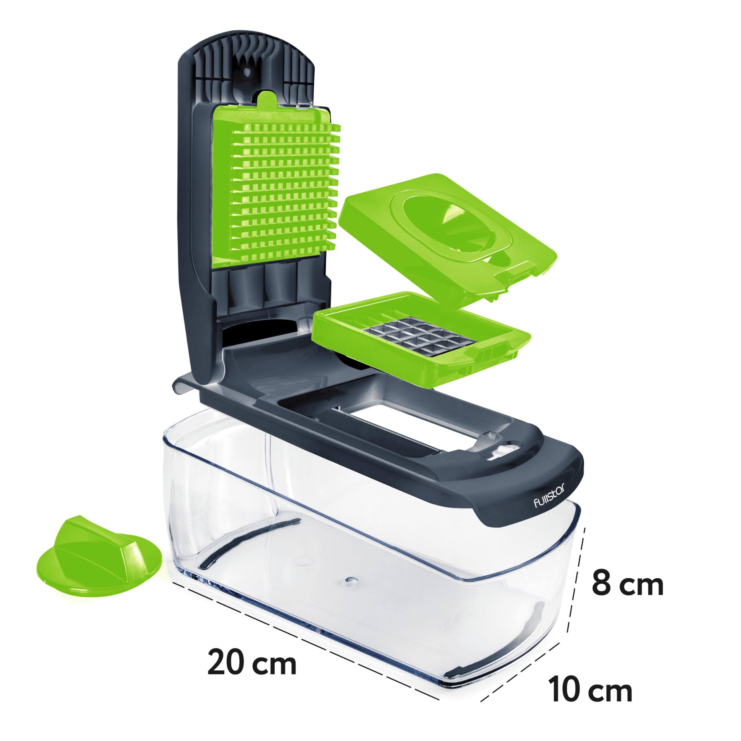 The Original Pro Chopper - Vegetable Chopper and Spiralizer, Food Chopper with Container, Fruit Slicer, Kitchen Gadgets & Accessories, Home Essentials (All in 1, Black)