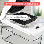 The Original Pro Chopper - Vegetable Chopper and Spiralizer, Food Chopper with Container, Fruit Slicer, Kitchen Gadgets & Accessories, Home Essentials (All in 1, Black)