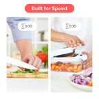 The Original Pro Chopper - Vegetable Chopper and Spiralizer, Food Chopper with Container, Fruit Slicer, Kitchen Gadgets & Accessories, Home Essentials (All in 1, Black)