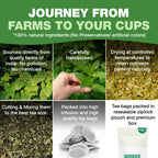 HANDPICK, Organic Hibiscus Tea Bags (100 Tea Bags) | Caffeine-Free, 100% Natural Pure Indian Hibiscus Flowers | Ayurvedic Benefits in every sip