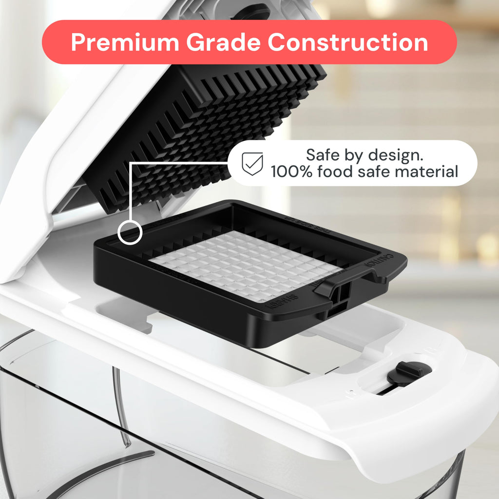 The Original Pro Chopper - Vegetable Chopper and Spiralizer, Food Chopper with Container, Fruit Slicer, Kitchen Gadgets & Accessories, Home Essentials (All in 1, Black)