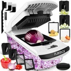 The Original Pro Chopper - Vegetable Chopper and Spiralizer, Food Chopper with Container, Fruit Slicer, Kitchen Gadgets & Accessories, Home Essentials (All in 1, Black)