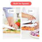 The Original Pro Chopper - Vegetable Chopper and Spiralizer, Food Chopper with Container, Fruit Slicer, Kitchen Gadgets & Accessories, Home Essentials (All in 1, Black)