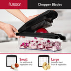 The Original Pro Chopper - Vegetable Chopper and Spiralizer, Food Chopper with Container, Fruit Slicer, Kitchen Gadgets & Accessories, Home Essentials (All in 1, Black)