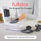 The Original Pro Chopper - Vegetable Chopper and Spiralizer, Food Chopper with Container, Fruit Slicer, Kitchen Gadgets & Accessories, Home Essentials (All in 1, Black)