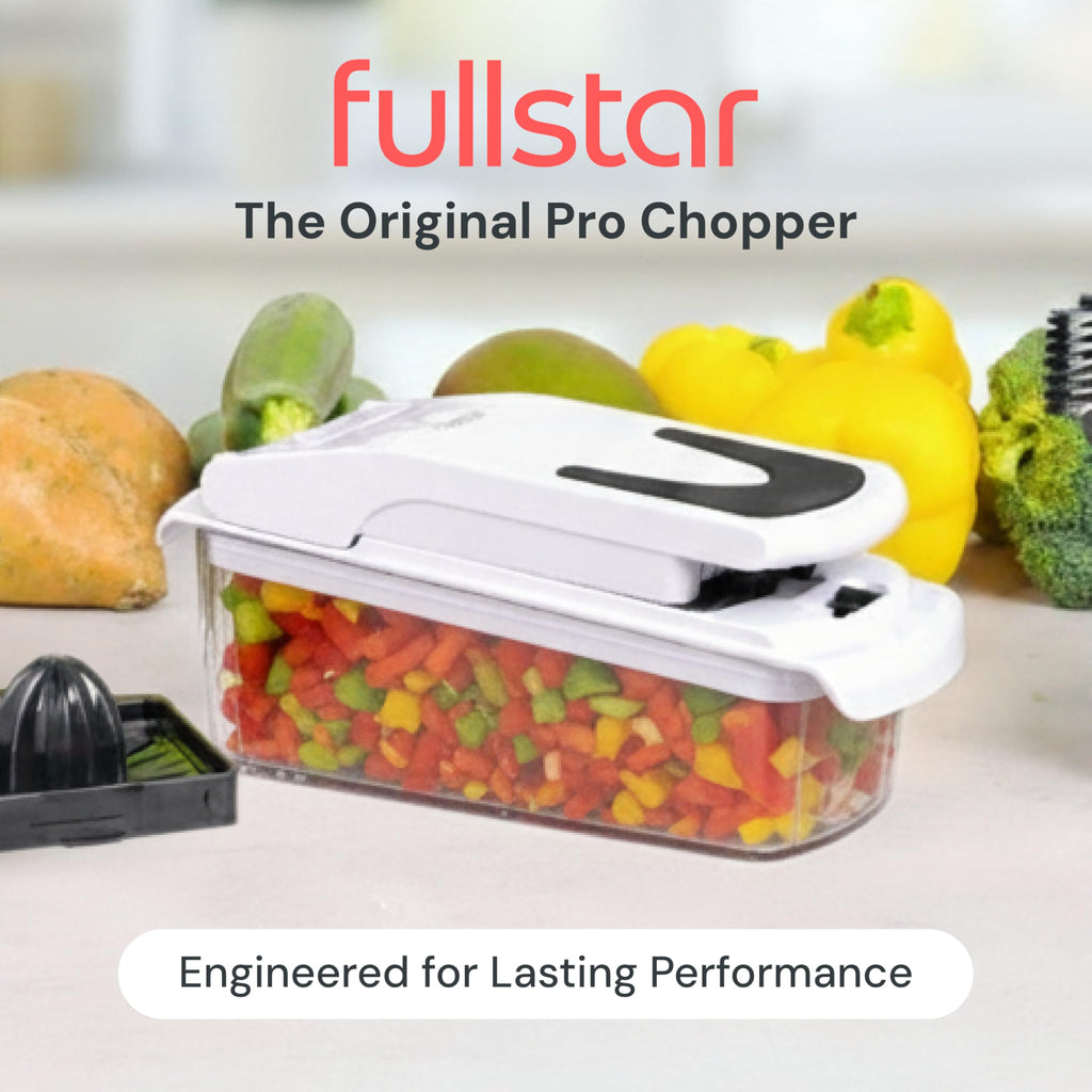 The Original Pro Chopper - Vegetable Chopper and Spiralizer, Food Chopper with Container, Fruit Slicer, Kitchen Gadgets & Accessories, Home Essentials (All in 1, Black)