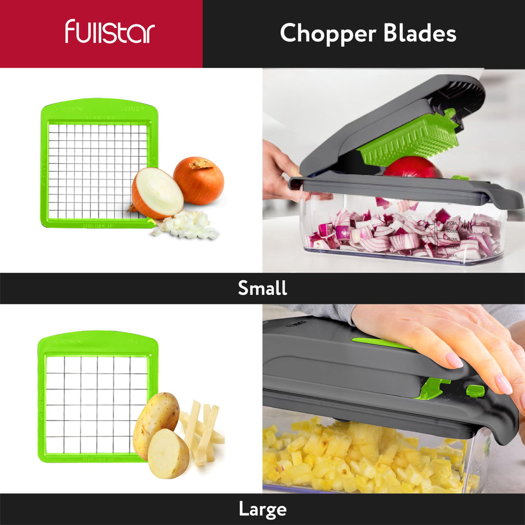 The Original Pro Chopper - Vegetable Chopper and Spiralizer, Food Chopper with Container, Fruit Slicer, Kitchen Gadgets & Accessories, Home Essentials (All in 1, Black)